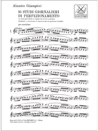 16 Etudes Journalières de Perfectionnement - Alamiro Giampieri